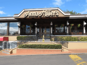 Anna Millers Menu With Prices
