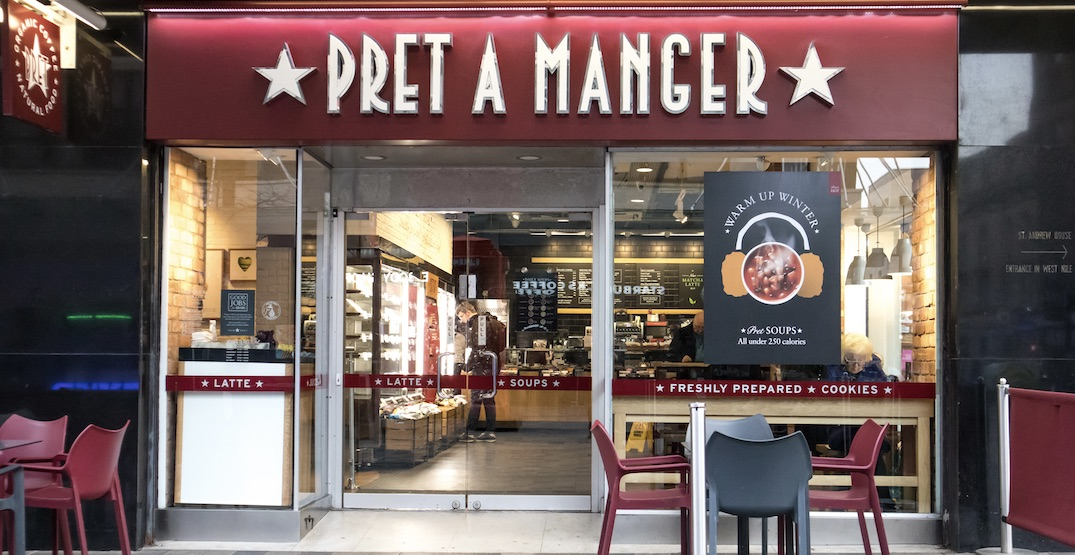 Pret A Manger Menu With Prices
