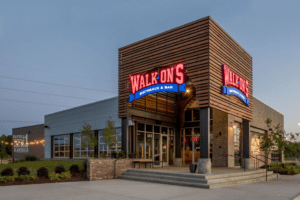 walk ons menu with prices